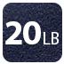 (Neoprene) 20 lbs - Dark Blue