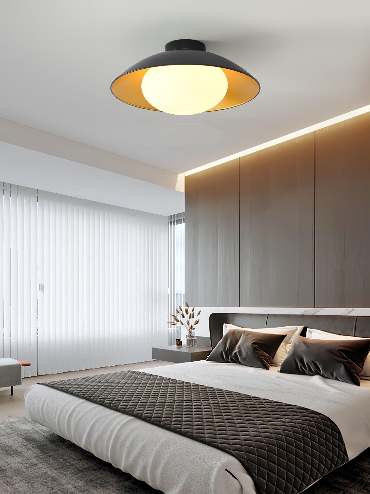 Modern Adrienne Ceiling Lamp - Stylish LED Flush Mount Light Fixture for Living Room, Bedroom & Kitchen - Energy Efficient Indoor Lighting Solution