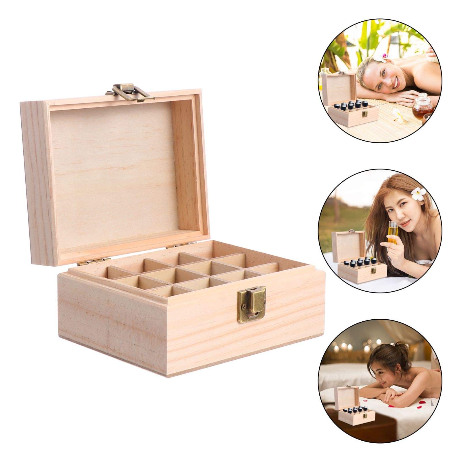 KESYOO Essential Oil Storage Box - Aromatherapy Bottle Organizer & Carrying Case for Travel - Perfect for Home, Spa, and Yoga Essential Oil Bottle Container