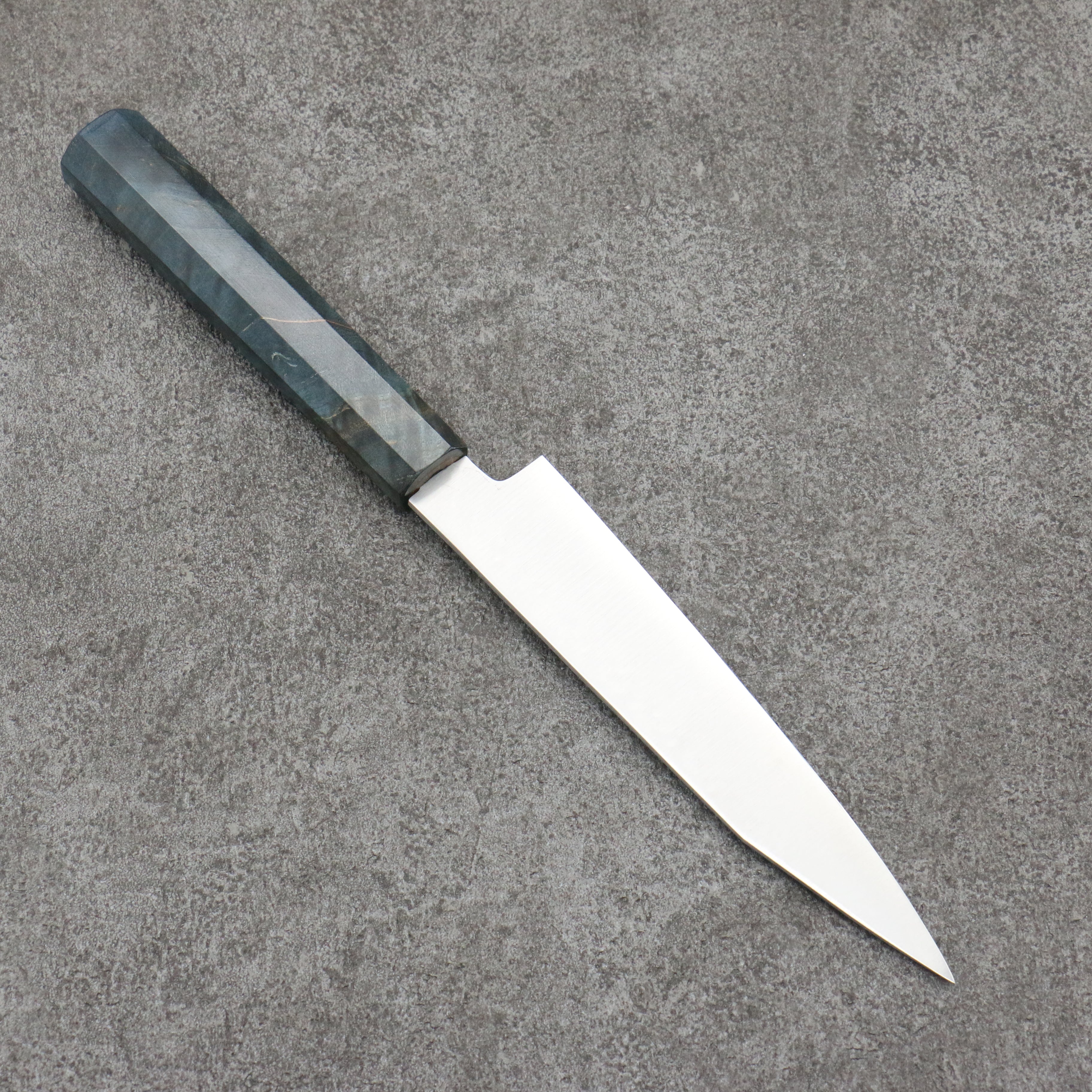 Seisuke Silver Steel No.3 Kiritsuke Petty Utility Knife 150mm - Japanese Chef Knife with Stabilized Wood Handle - Perfect for Slicing, Chopping & Precision Kitchen Tasks
