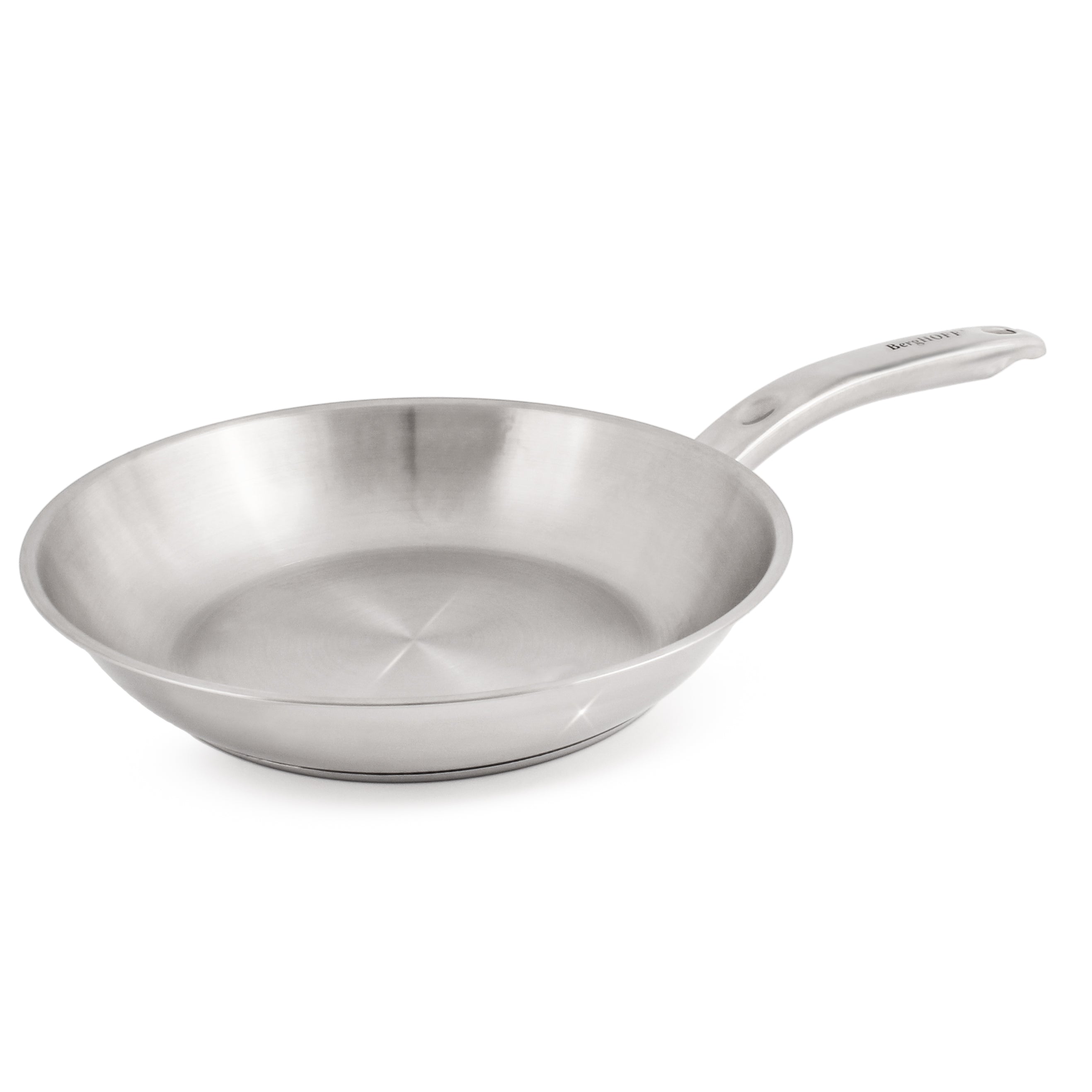 BergHOFF Belly Shape 7-Piece 18/10 Stainless Steel Cookware Set with Tempered Glass Lids - Premium Kitchen Cookware for Boiling, Frying & Sauteing - Perfect for Home Cooking & Professional Chefs