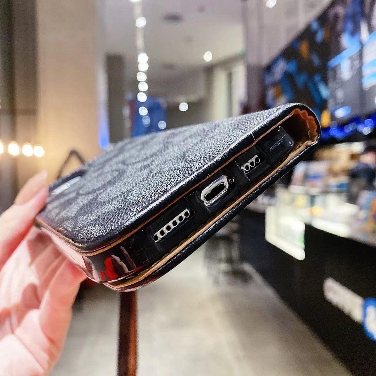 Premium Magnetic Leather Flip Case for iPhone 12 Pro Max (6.7