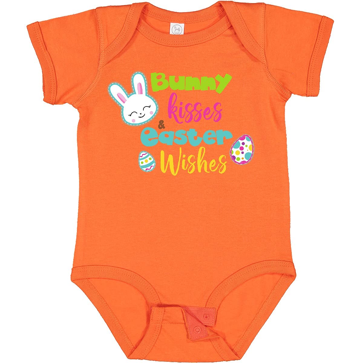 Easter Bunny Kisses Baby Bodysuit - Cute Easter Egg Outfit for Infants