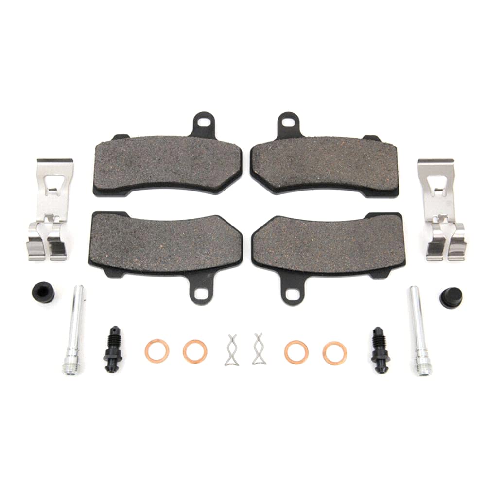 High-Quality Zinc Front Brake Pad Pin Kit for Cars & Trucks - Durable Brake Hardware for Smooth Stopping Power - Perfect for DIY Auto Repairs & Maintenance