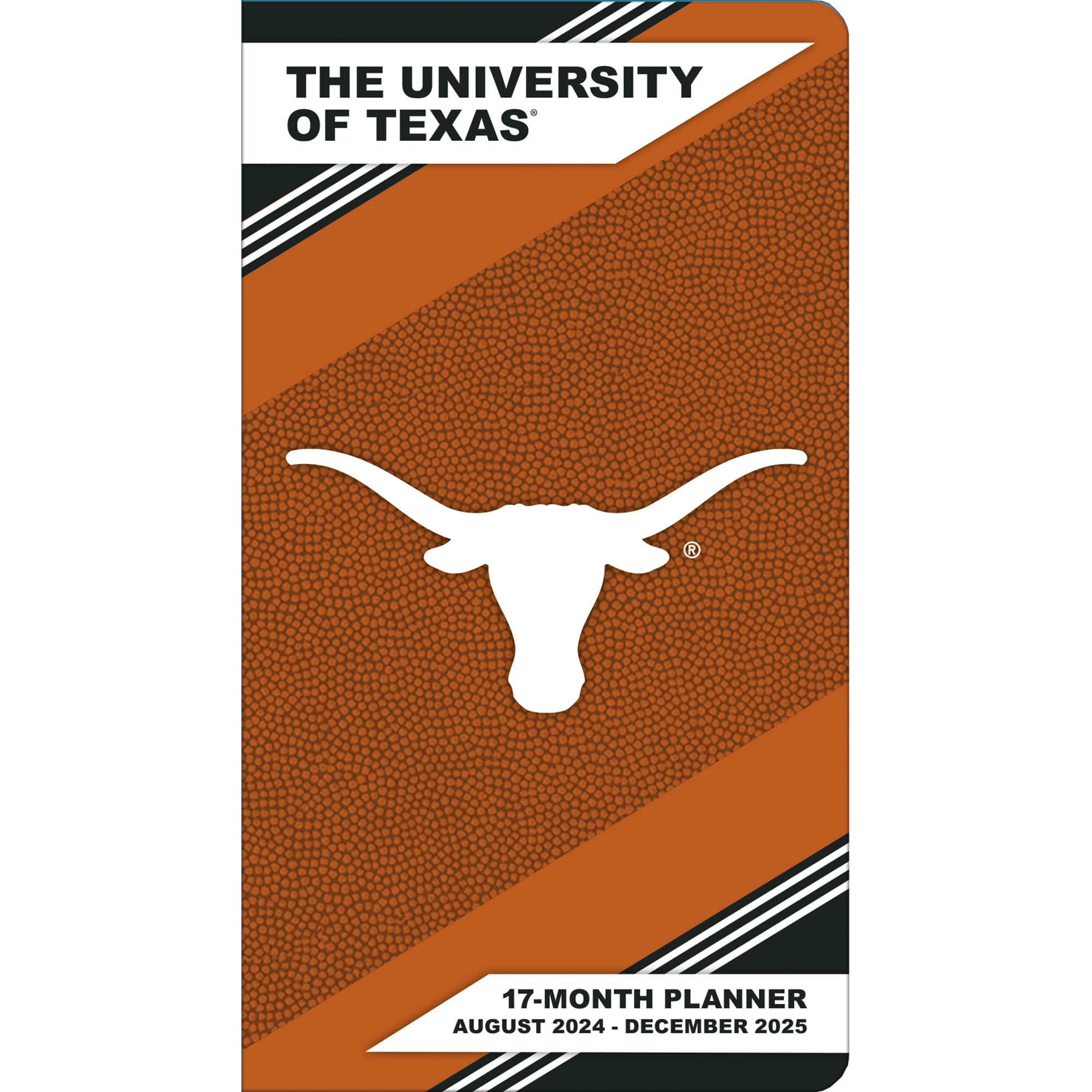 Texas Longhorns 2025 17-Month Pocket Planner by TURNER SPORTS - Compact College Football Schedule Organizer for Students & Fans - Perfect for Game Day, School Planning & Gift Giving (PF)