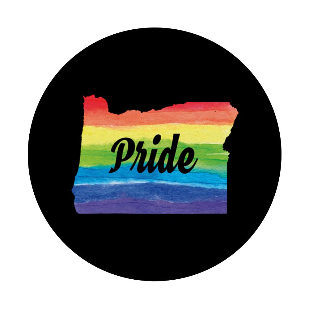 Oregon Gay Pride Rainbow Flag - LGBTQ+ Rights State Black Flag for Parades, Events & Home Decor