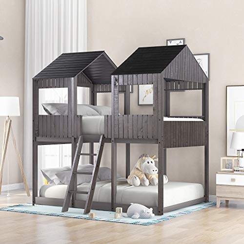 Antique Gray + Wood