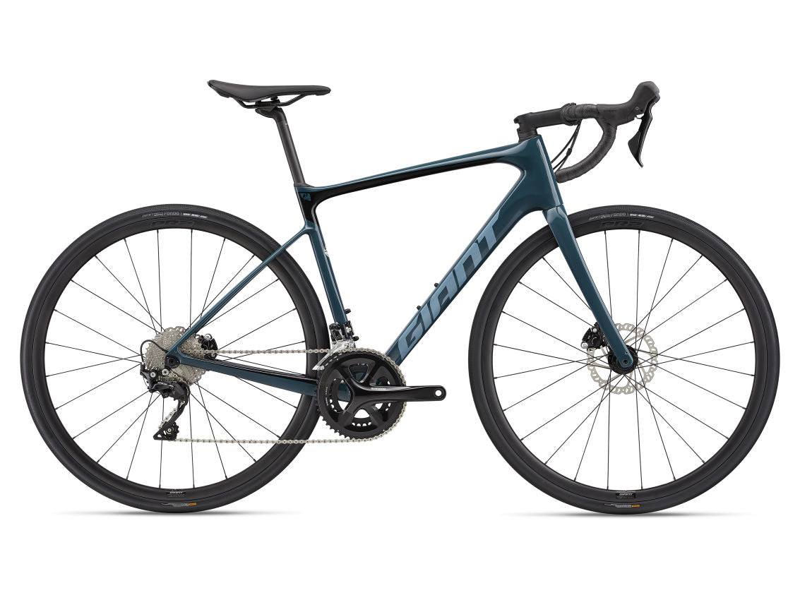 Giant Defy Advanced 2 Carbon Road Bike - Lightweight Endurance Bicycle for Men & Women - Perfect for Long-Distance Cycling, Commuting, and Fitness Training