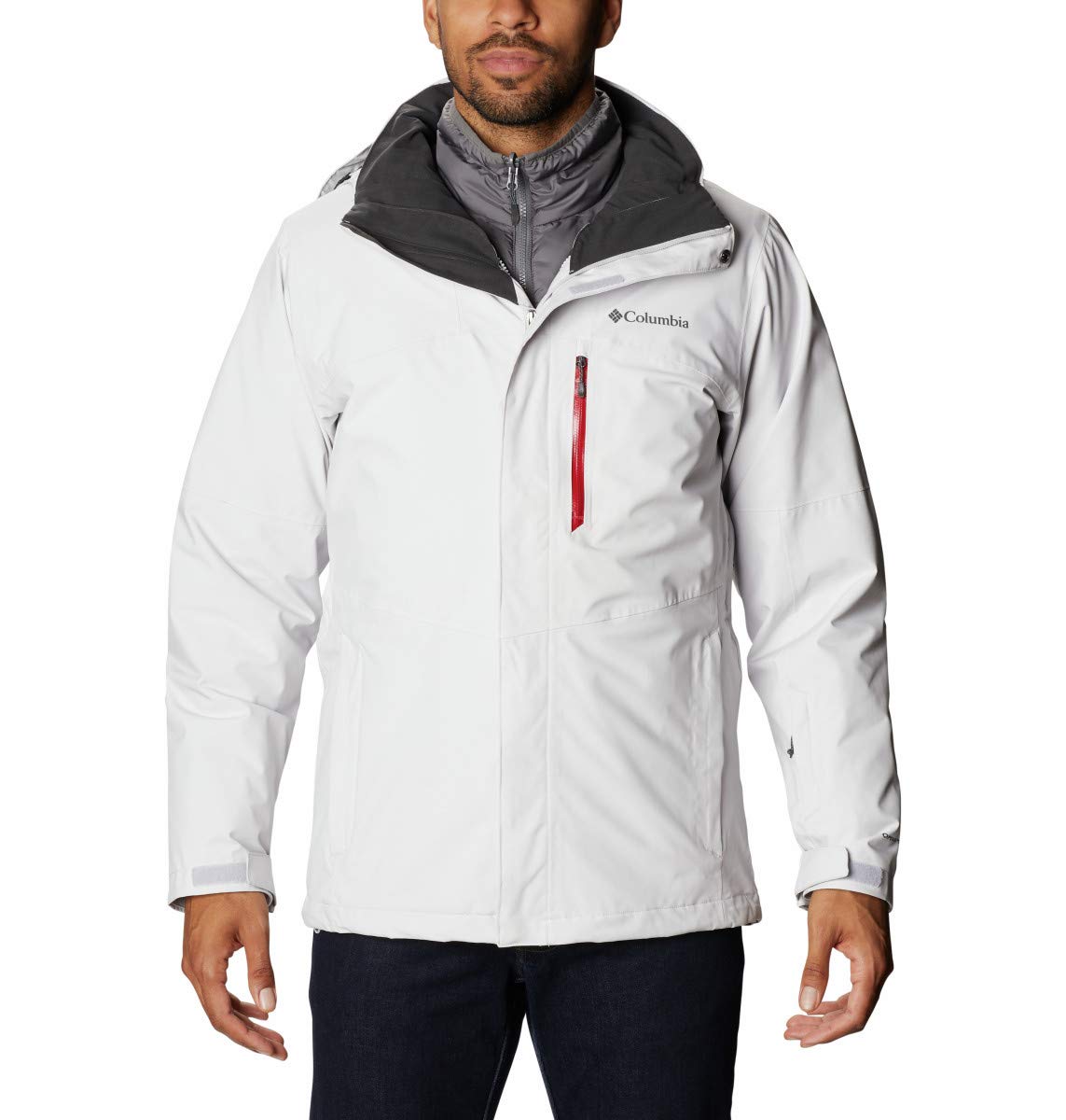 Columbia Men's Wild Card Interchangeable Jacket - Thermal Reflective Insulated Winter Coat for Hiking, Skiing & Outdoor Activities