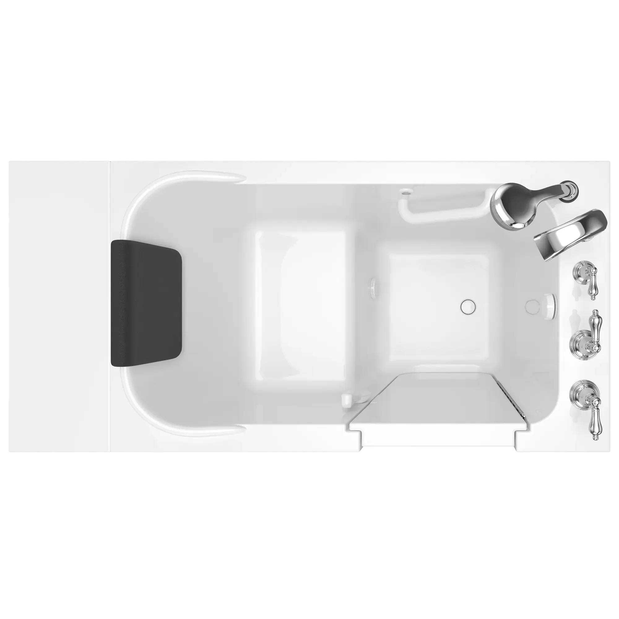 Premium 28 x 48 Inch Gelcoat Walk-In Bathtub with Soaker System & Right-Hand Drain - Ideal for Elderly & Mobility Support, Spa-Like Relaxation at Home