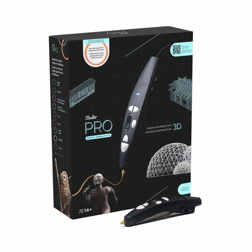 3Doodler PRO III 3D Printing Pen - Professional Grade for Artists, Engineers & Makers | Perfect for DIY Projects, Prototyping & Creative Designs