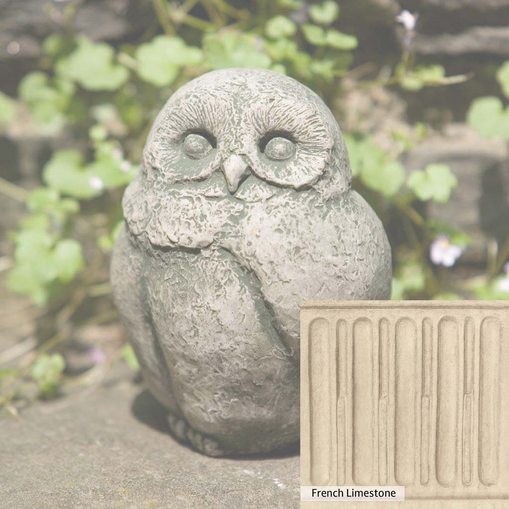 Campania International Baby Barn Owl Statue - Handcrafted Garden Decor for Outdoor & Indoor Use - Perfect for Patio, Lawn, and Home Decor