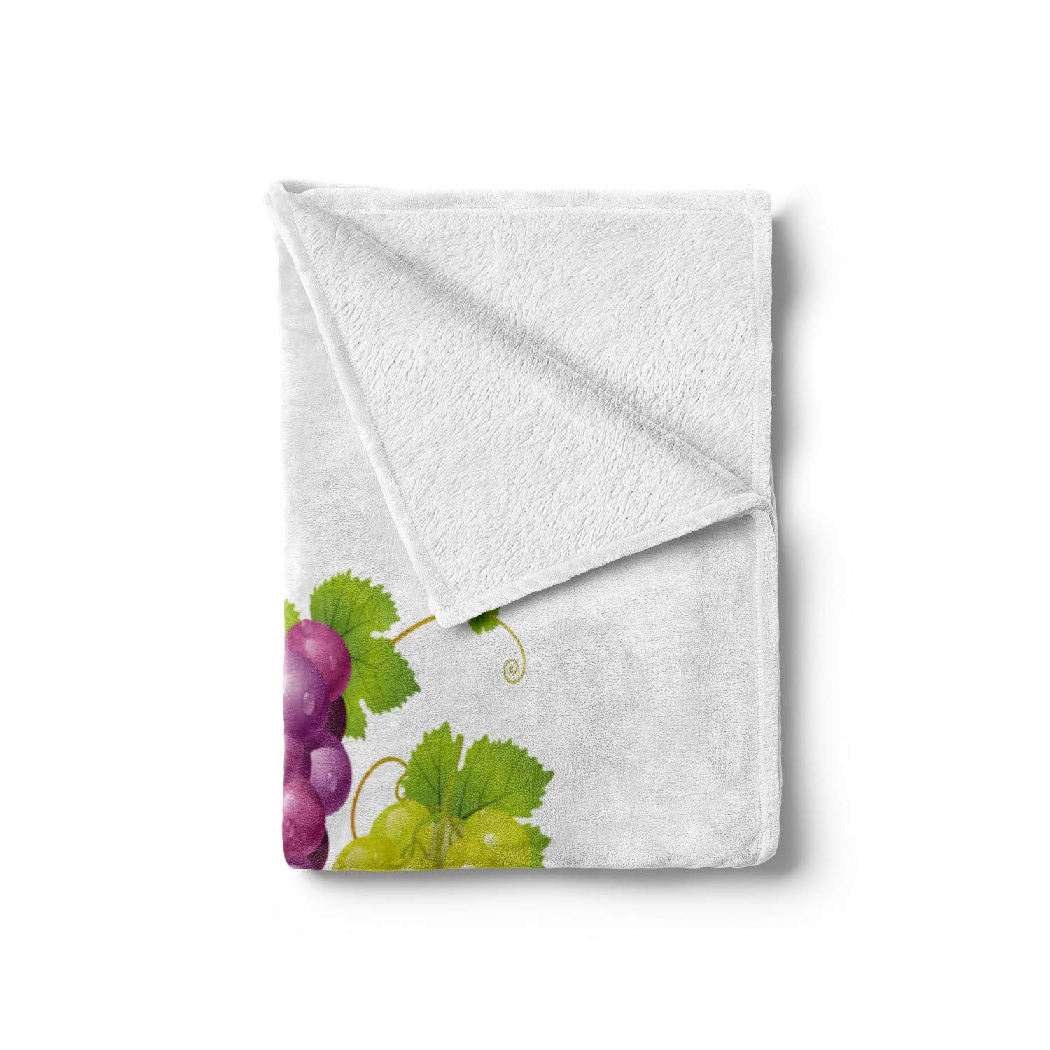 Ambesonne Vineyard Flannel Fleece Throw Blanket - 50