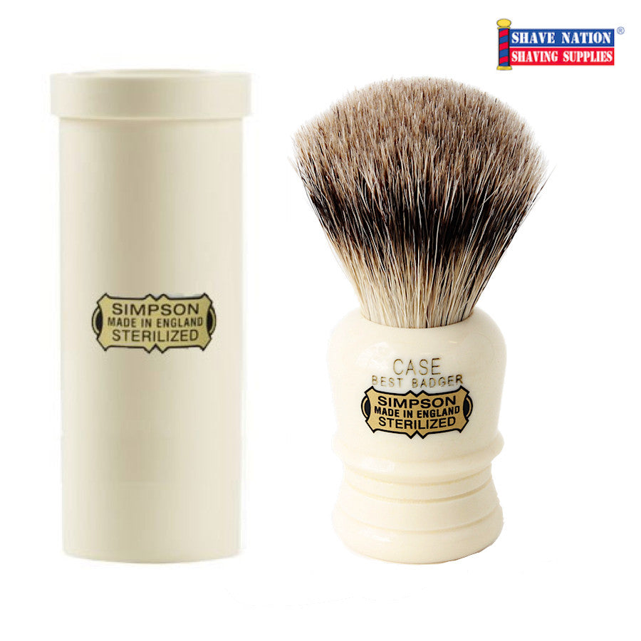 Simpsons Travel Makeup Brush Set with Protective Case - Perfect for On-the-Go Touchups & Travel Cosmetics Organization