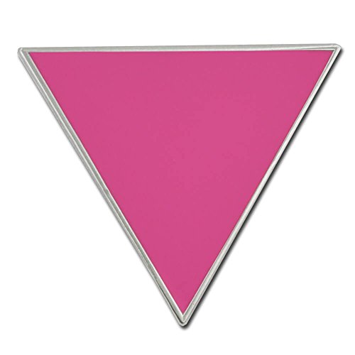 Pink Triangle Nickel Plated