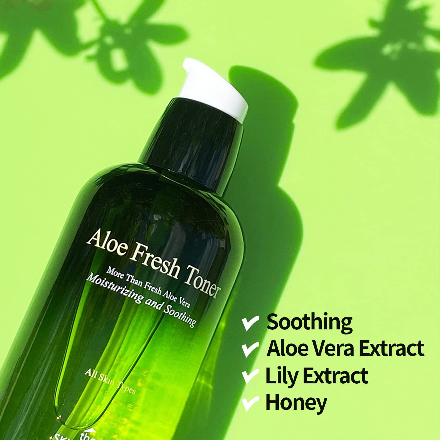 The Skin House Aloe Fresh Toner 130ml - Hydrating & Soothing K-Beauty Facial Toner for Dry & Sensitive Skin | Korean Skincare for Daily Use & After Sun Care