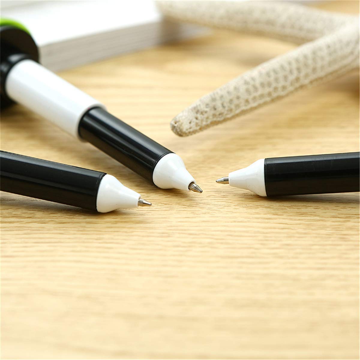 Vibrant Gourd-Shaped Cartoon Ballpoint Pens - Cute Creative Gel Pens for Office & School Supplies (5-Pack) - Perfect for Note-Taking, Journaling & Gift Giving