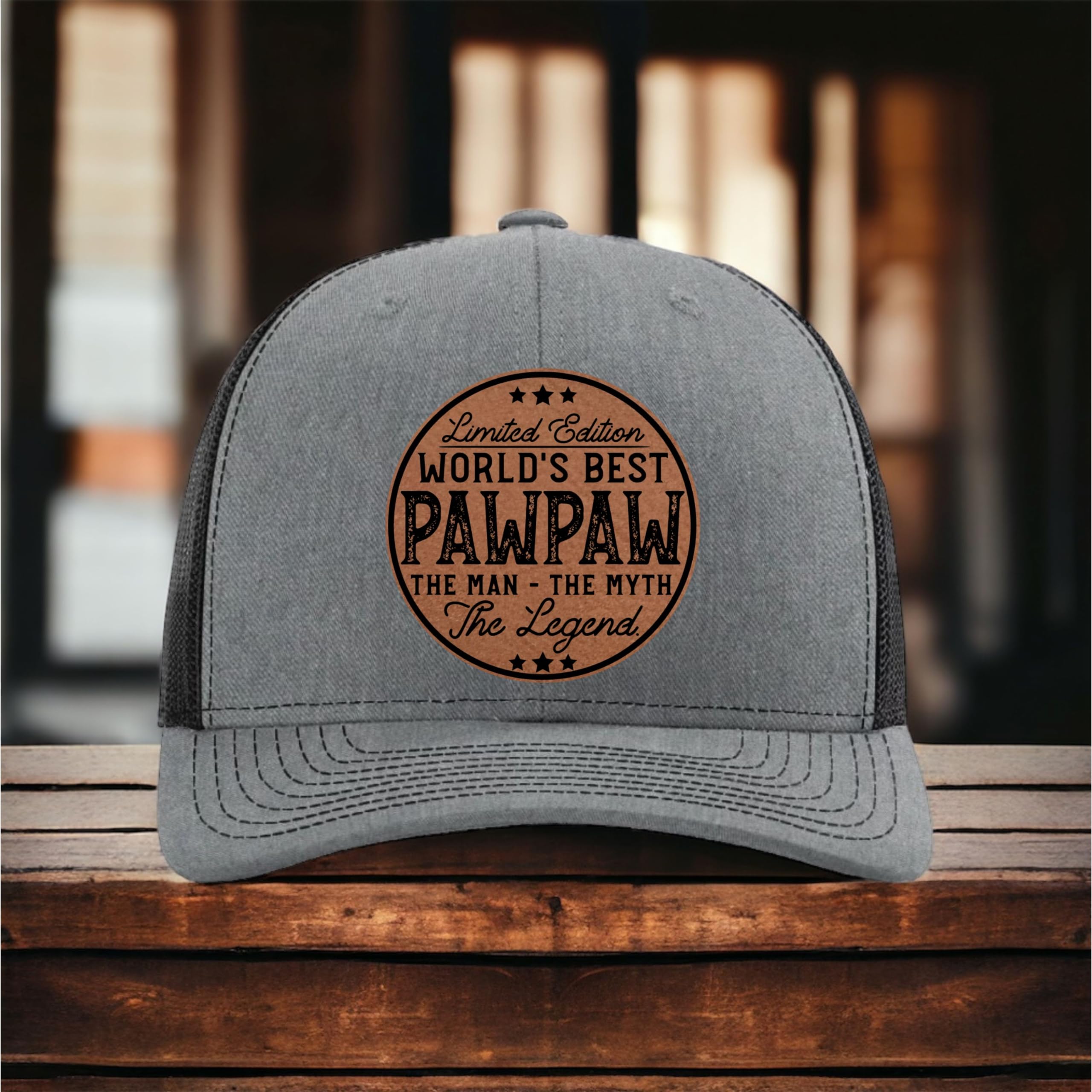 World's Best Grandpa Hat - Premium Richardson 112 Trucker Cap - Unique Gifts for Grandfather from Grandkids - Perfect for Father's Day, Christmas & Birthday - Ideal for Outdoor Activities & Family Gatherings