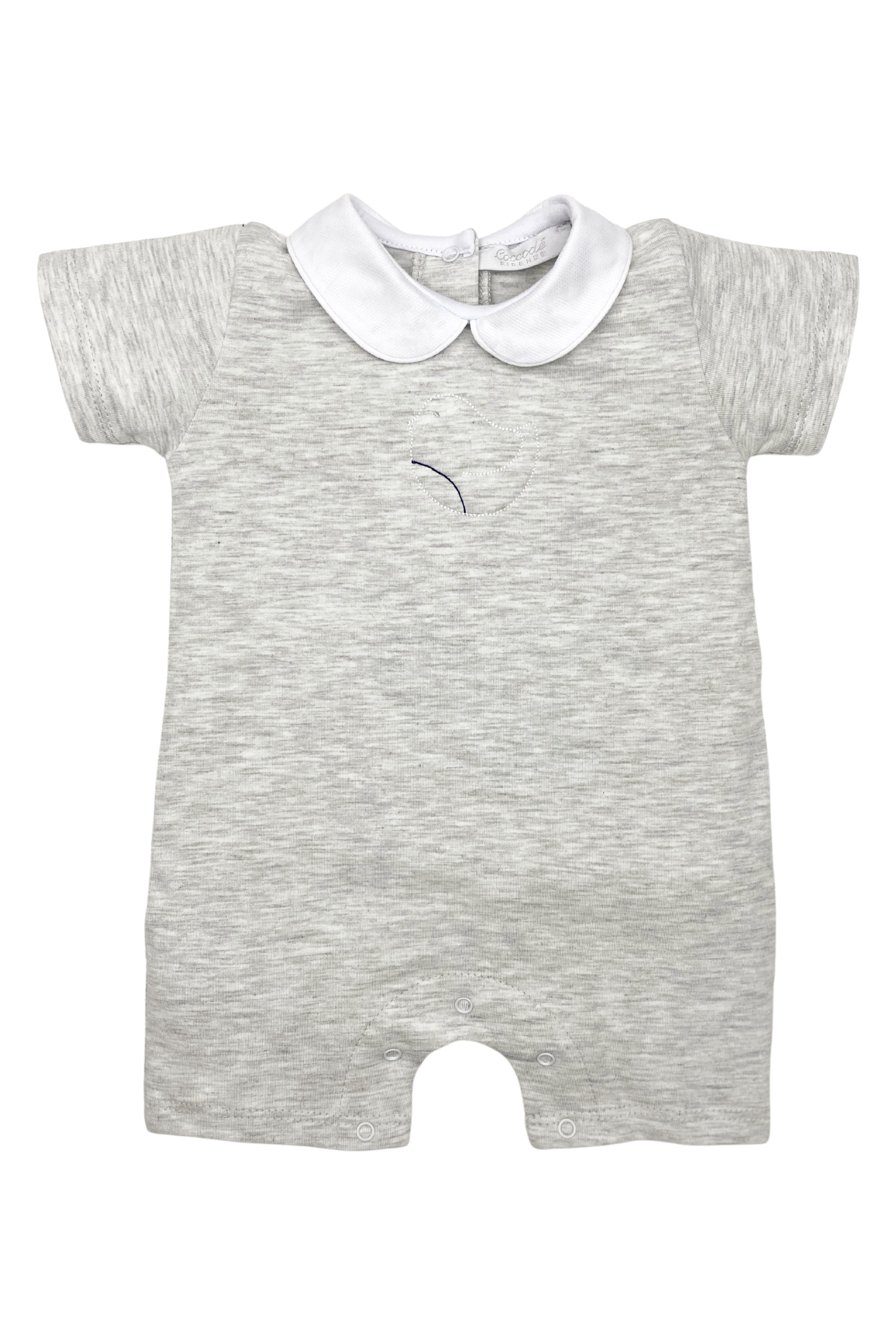 Ren Collared Chick Romper - Stylish Baby Girl Outfit for Casual Wear, Photoshoots & Special Occasions
