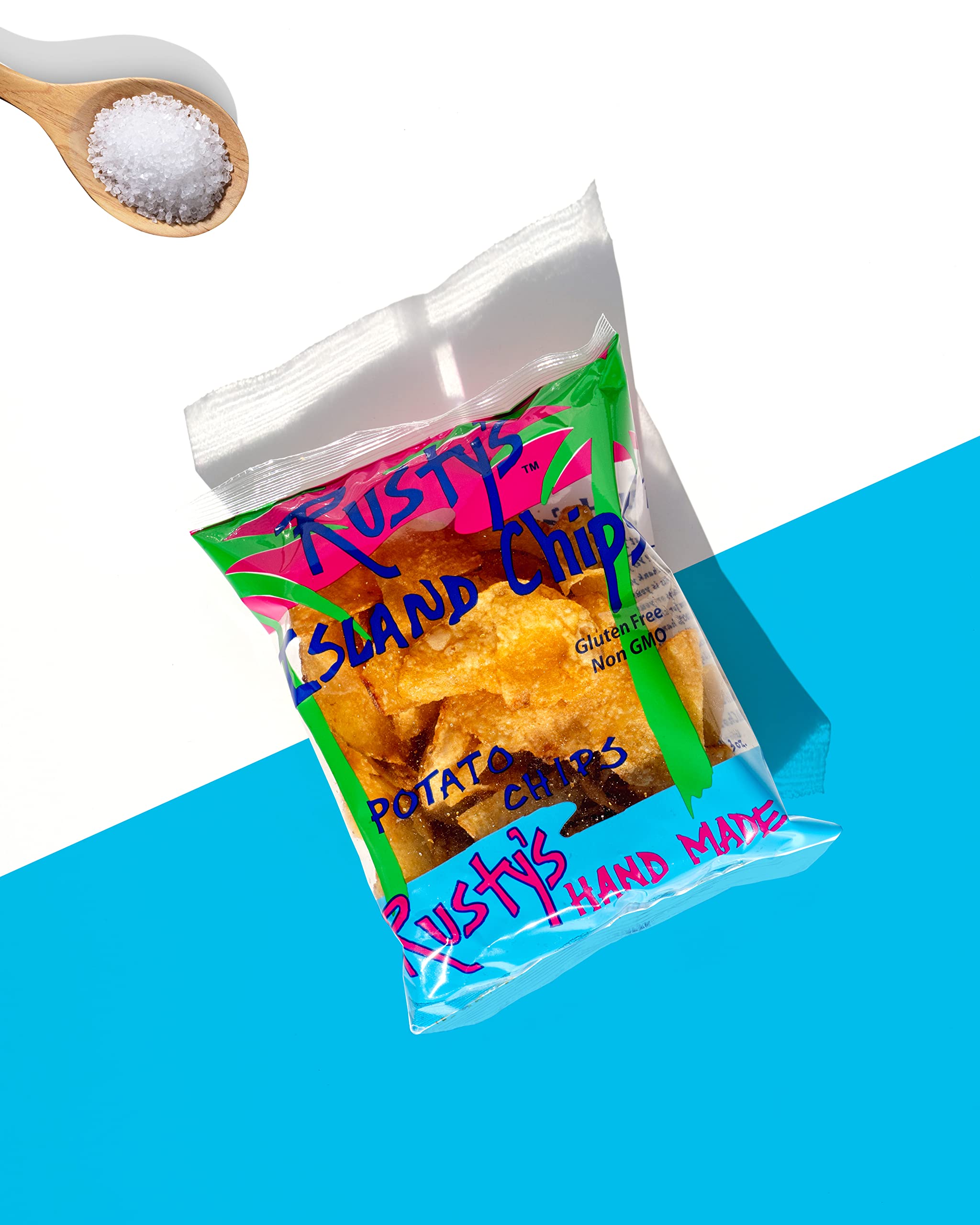Rusty's Crunchy Gluten Free Chips - Healthy Vegan Snacks, Non-GMO, No Preservatives - Perfect for Lunch Boxes, Road Trips & Movie Nights