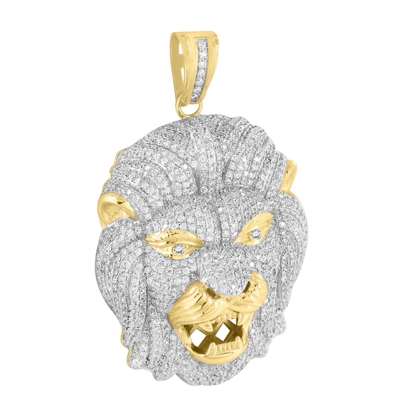 Men's Lion Head Pendant Necklace - 925 Sterling Silver Jewelry for Men - Perfect for Gifts, Everyday Wear & Special Occasions