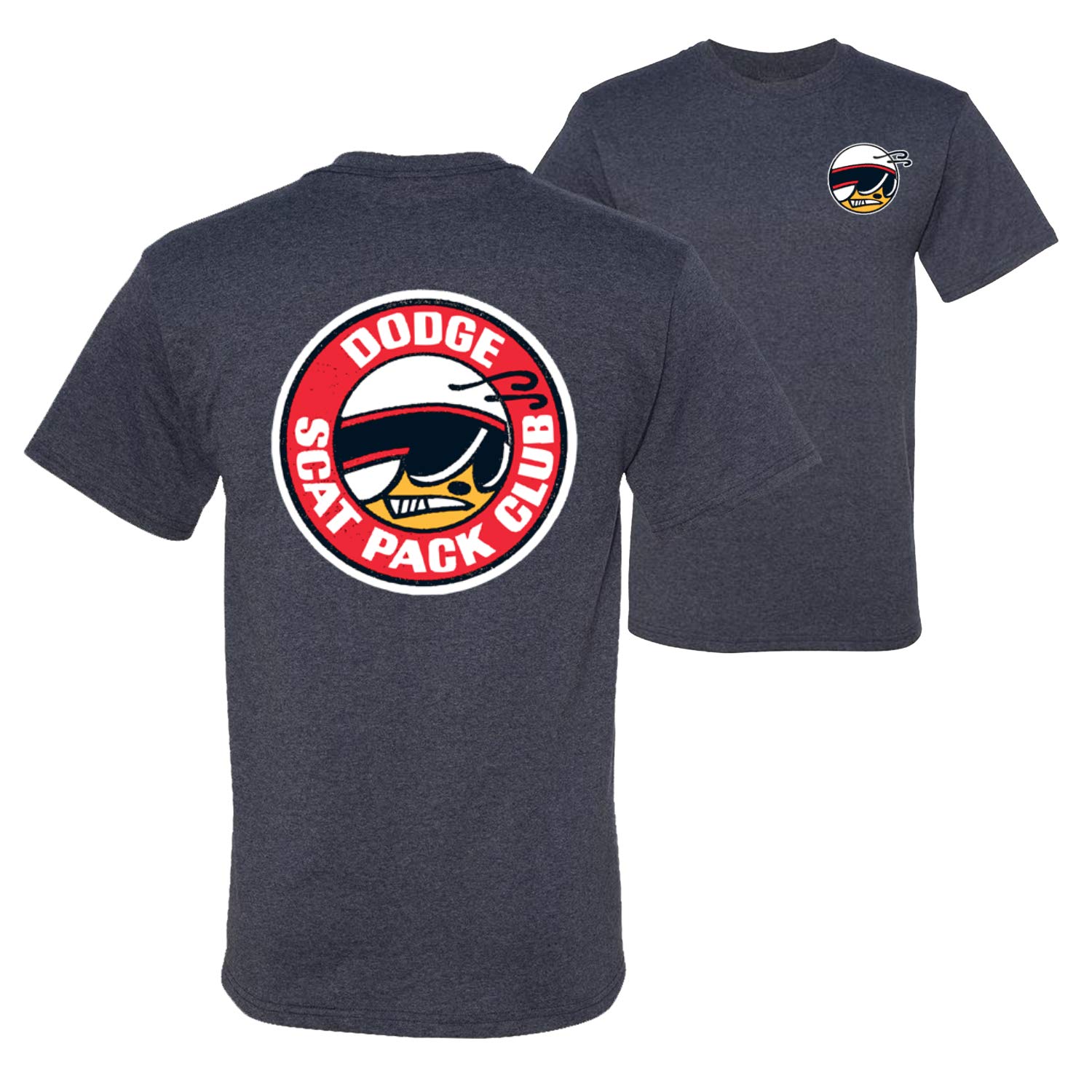 Vintage Dodge Scat Pack Club Logo Graphic T-Shirt for Men - Retro Muscle Car & Truck Enthusiast Apparel - Perfect for Car Shows, Racing Events & Casual Wear