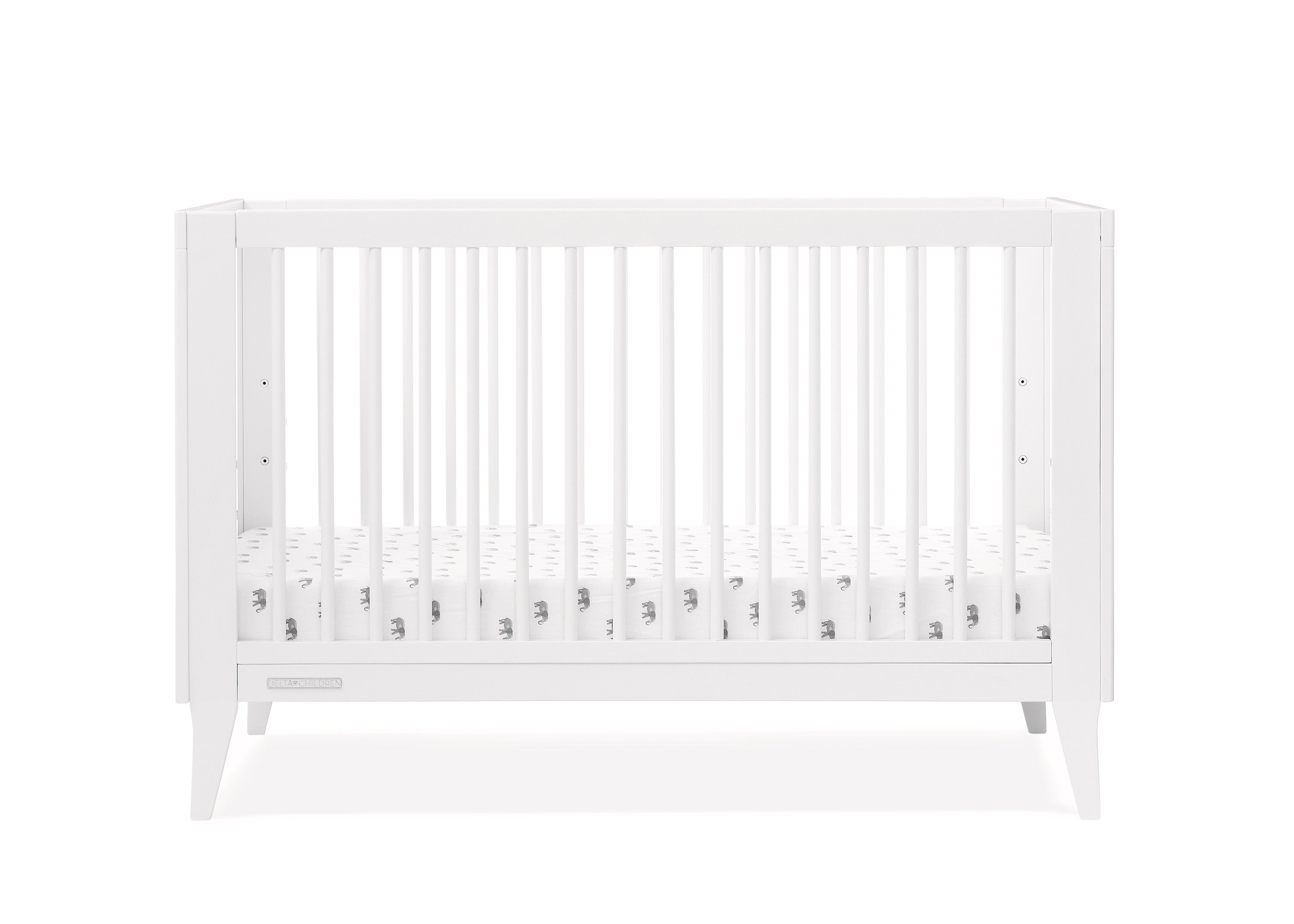Ollie 4-in-1 Convertible Baby Crib - Toddler Bed, Daybed & Full-Size Bed - Safe & Stylish Nursery Furniture for Newborn to Teen - Perfect for Bedrooms, Daycare & Guest Rooms