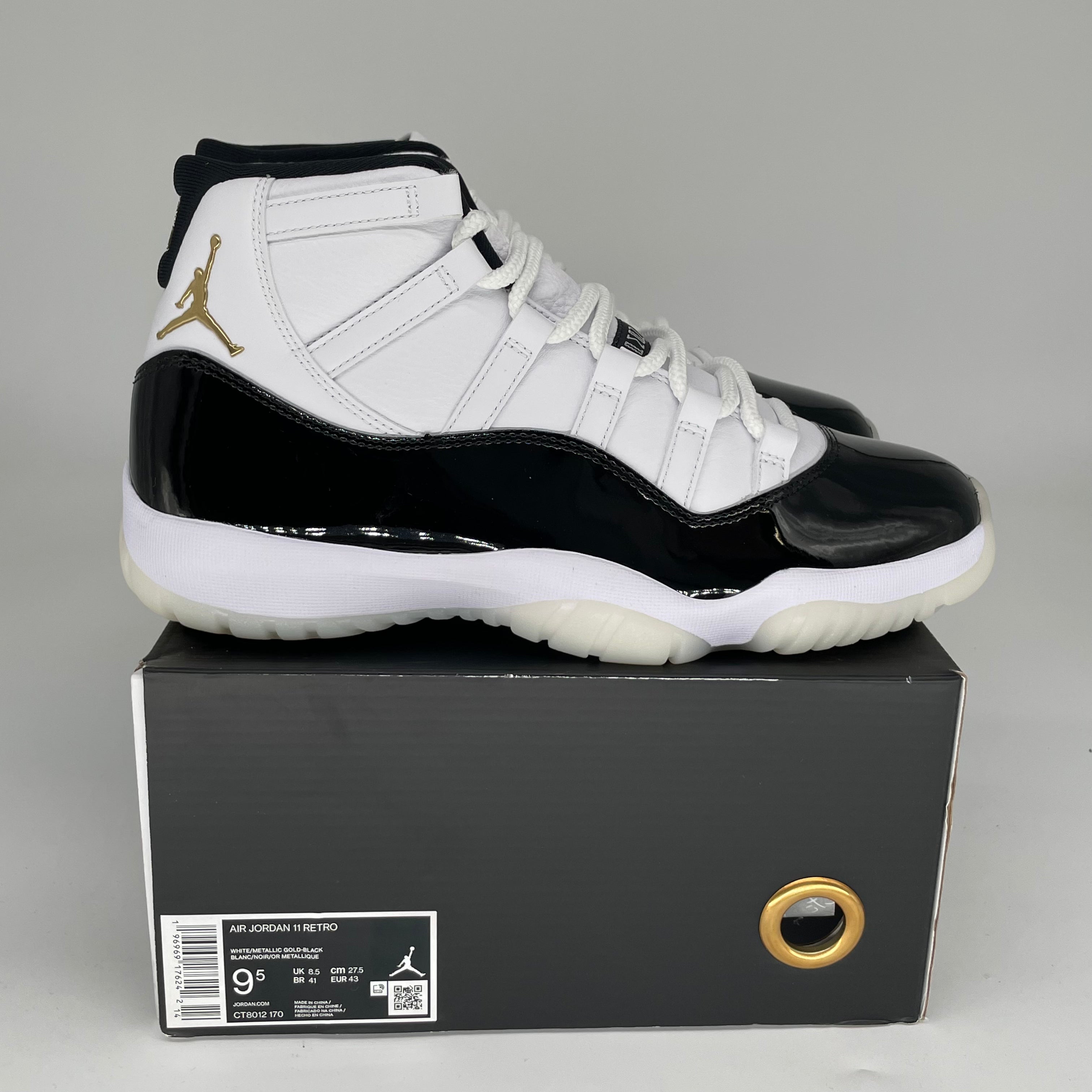 AIR JORDAN 11 DMP GRATITUDE Basketball Shoes Men's Size 9.5 - CT8012-170 | Retro Sneakers for Casual Wear & Sports Performance
