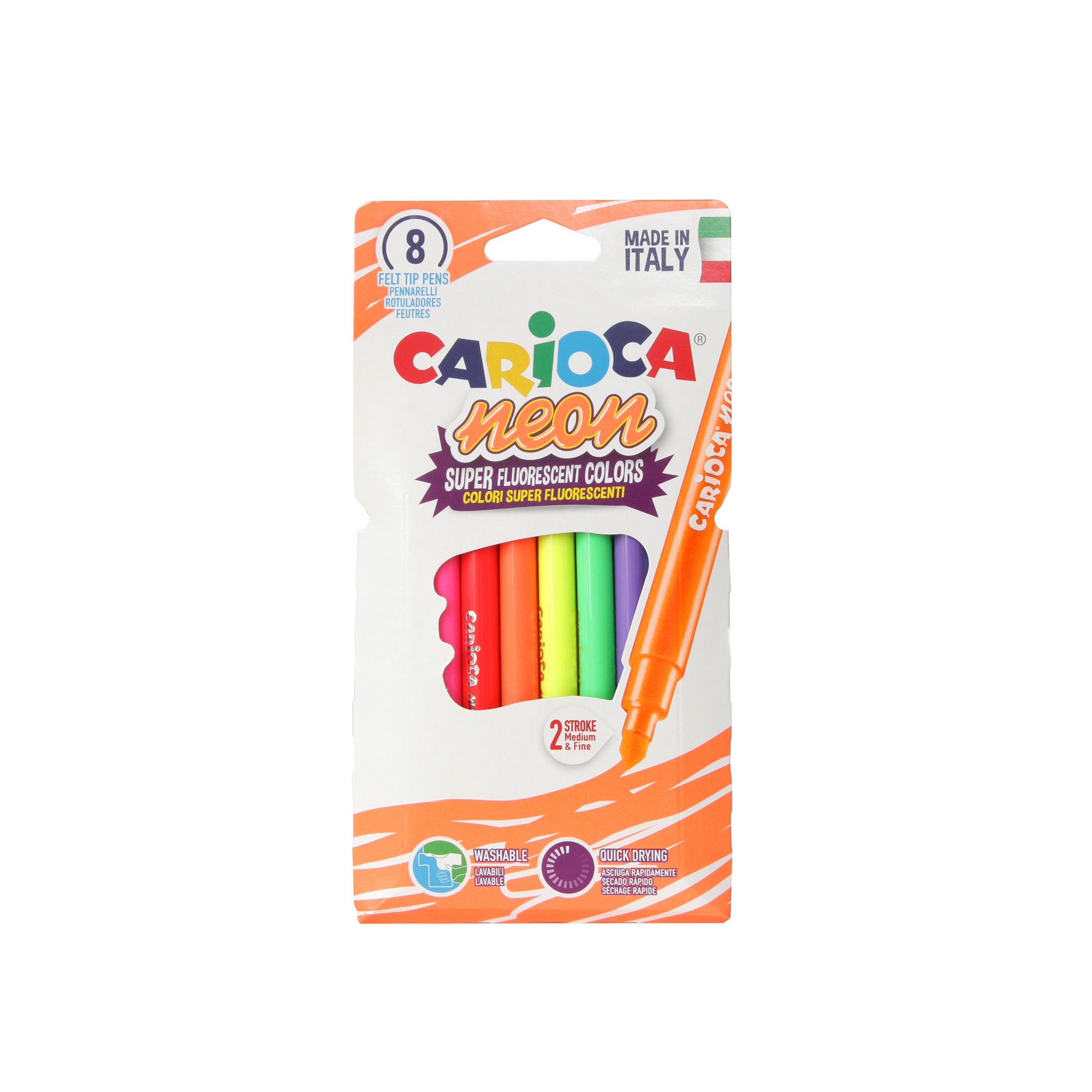 8 Pack Neon Markers - Vibrant Highlighter Set for Note Taking, Bible Journaling & School Supplies | Bright Colors for Study, Office & Art Projects