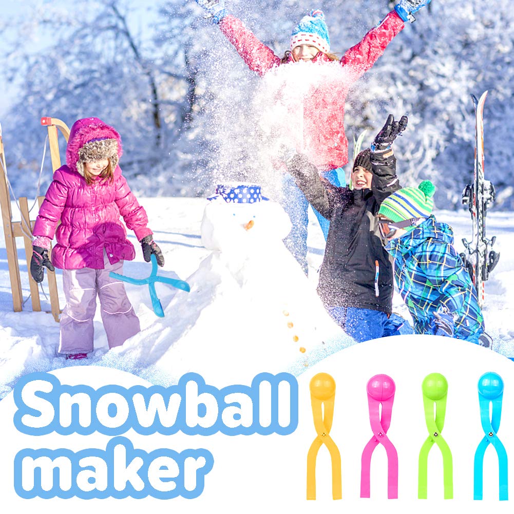 ShellKingdom Kids Sand Toys Set - 12PCS Beach Toys for Toddlers, Outdoor Sandcastle & Snowball Maker Kit for Summer Beach Play, Snow Fun & Backyard Activities