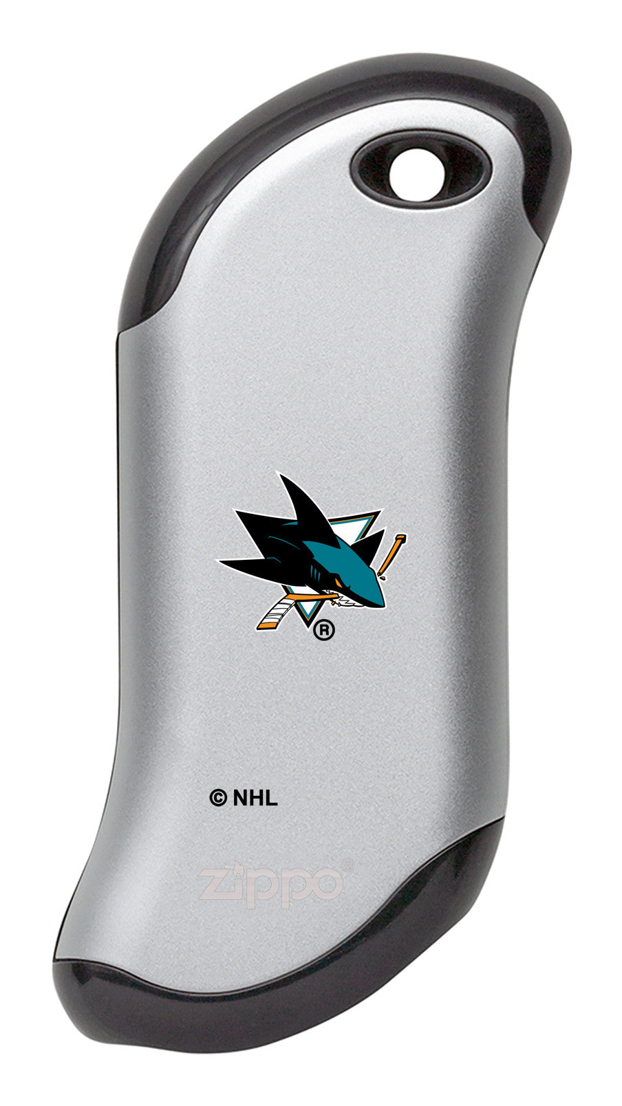 San Jose Sharks NHL Team Themed HeatBank® 9s Rechargeable Hand Warmer - Portable USB Heating Pad for Winter Sports, Camping & Outdoor Activities