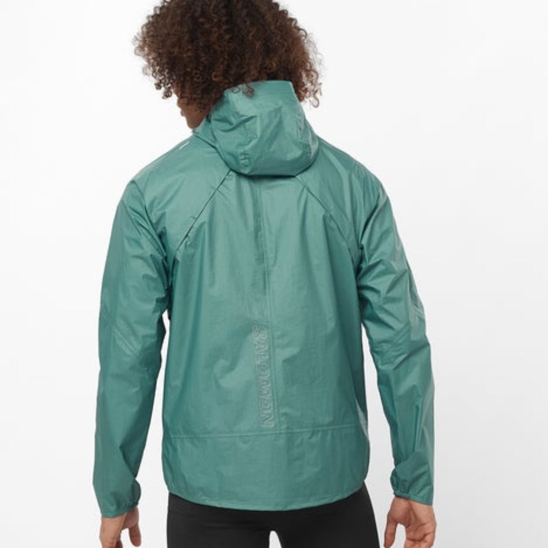 Salomon Men's Bonatti Waterproof Jacket - Lightweight Hiking & Outdoor Rain Jacket for Men - Windproof & Breathable Shell for Camping, Trekking & Mountain Adventures (LC2263000)