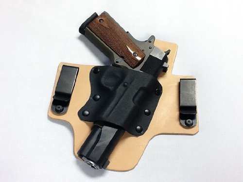 Ruger LCP with Lasermax Laser Right Hand Hybrid Tuckable Gun Holster - Concealed Carry Holster for Compact Pistols - Perfect for Everyday Carry & Self Defense