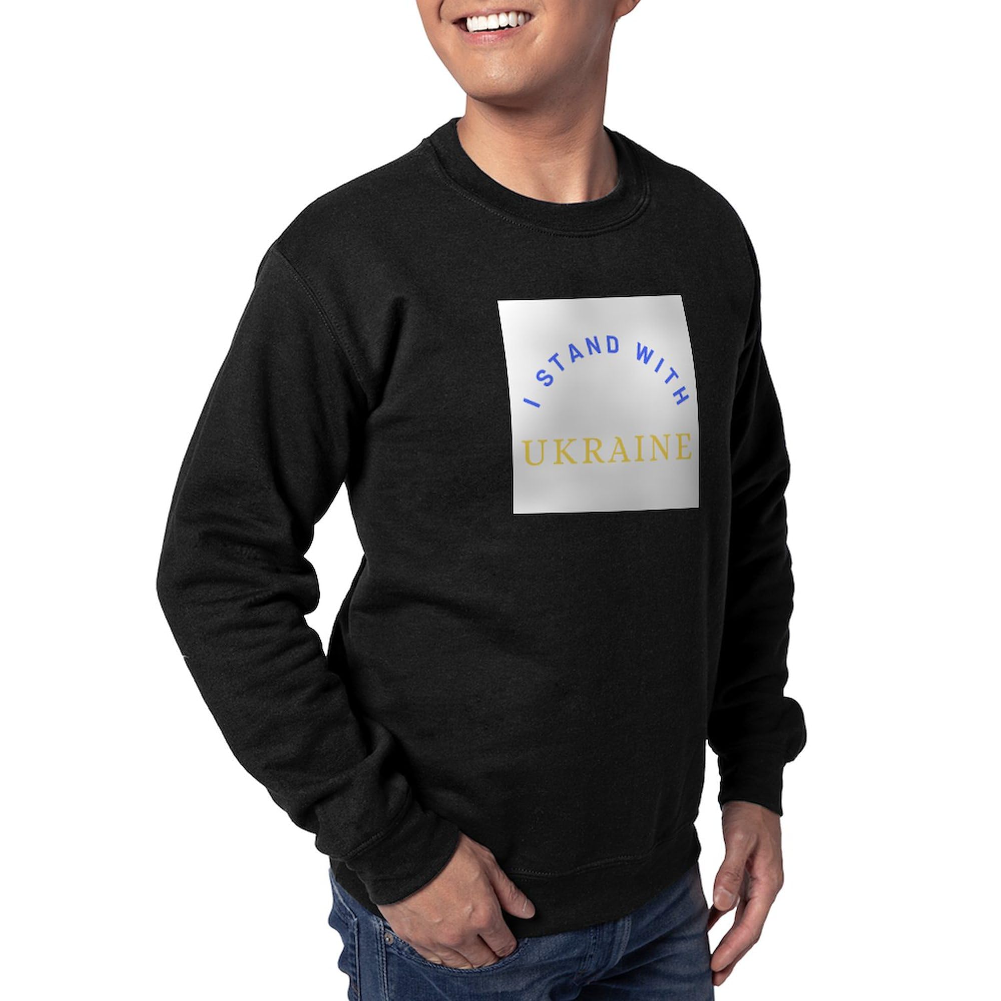 Solidarity with Ukraine Sweatshirt - Classic Crew Neck Pullover for Men & Women | Comfortable Casual Wear for Protests, Fundraisers & Showing Support
