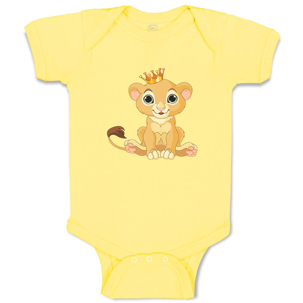 Custom Baby Lion Animal Bodysuit - Funny Cotton Baby Clothes for Boys & Girls - Perfect for Newborn Photos, Birthday Gifts & Everyday Wear