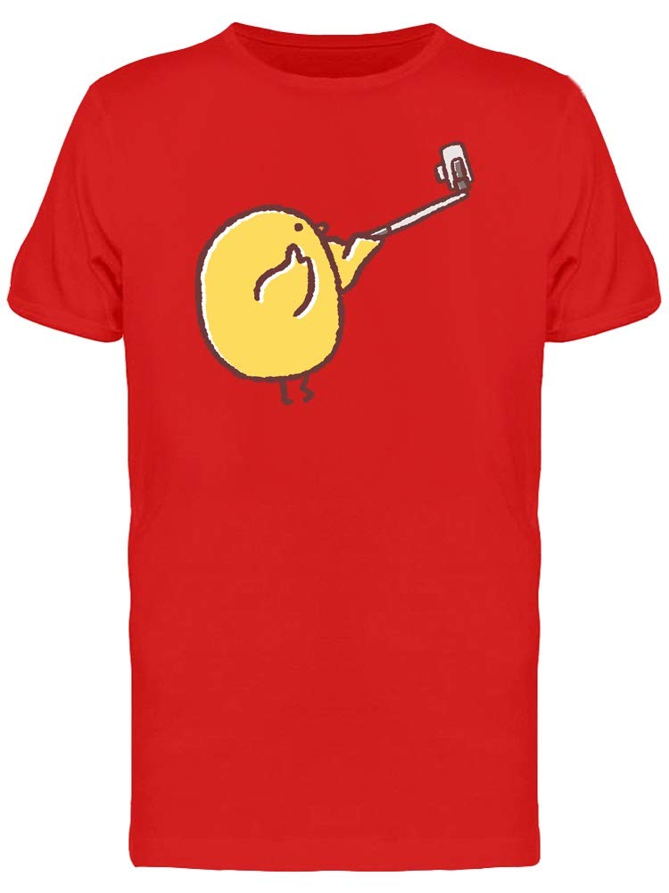 Funny Chicken Taking A Selfie T-Shirt for Men - Trendy Graphic Tee for Casual Wear & Gifts
