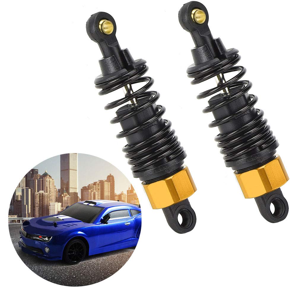 Shanrya 2.4 Inch RC Car Suspension Dampers (2pcs) - Shock Absorbers for RC Model Cars - Perfect for Off-Road Racing & Crawler Performance Upgrades