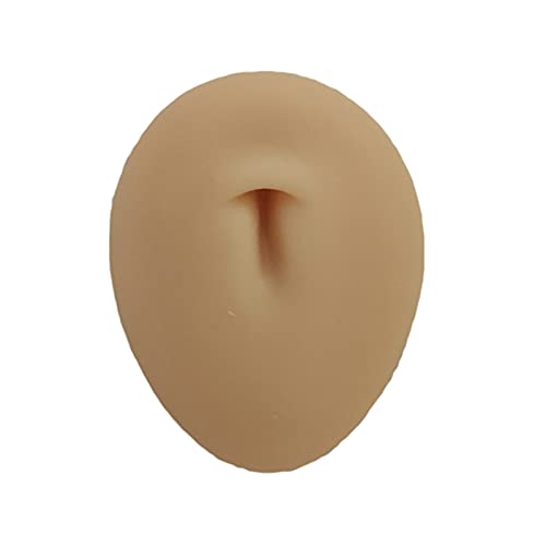 Realistic Silicone Fake Belly Button Model - Soft Simulation Human Body Part for Umbilical Nail Display & Piercing Practice - Perfect for Tattoo Artists, Piercing Studios, Medical Training, and Halloween Costume Props