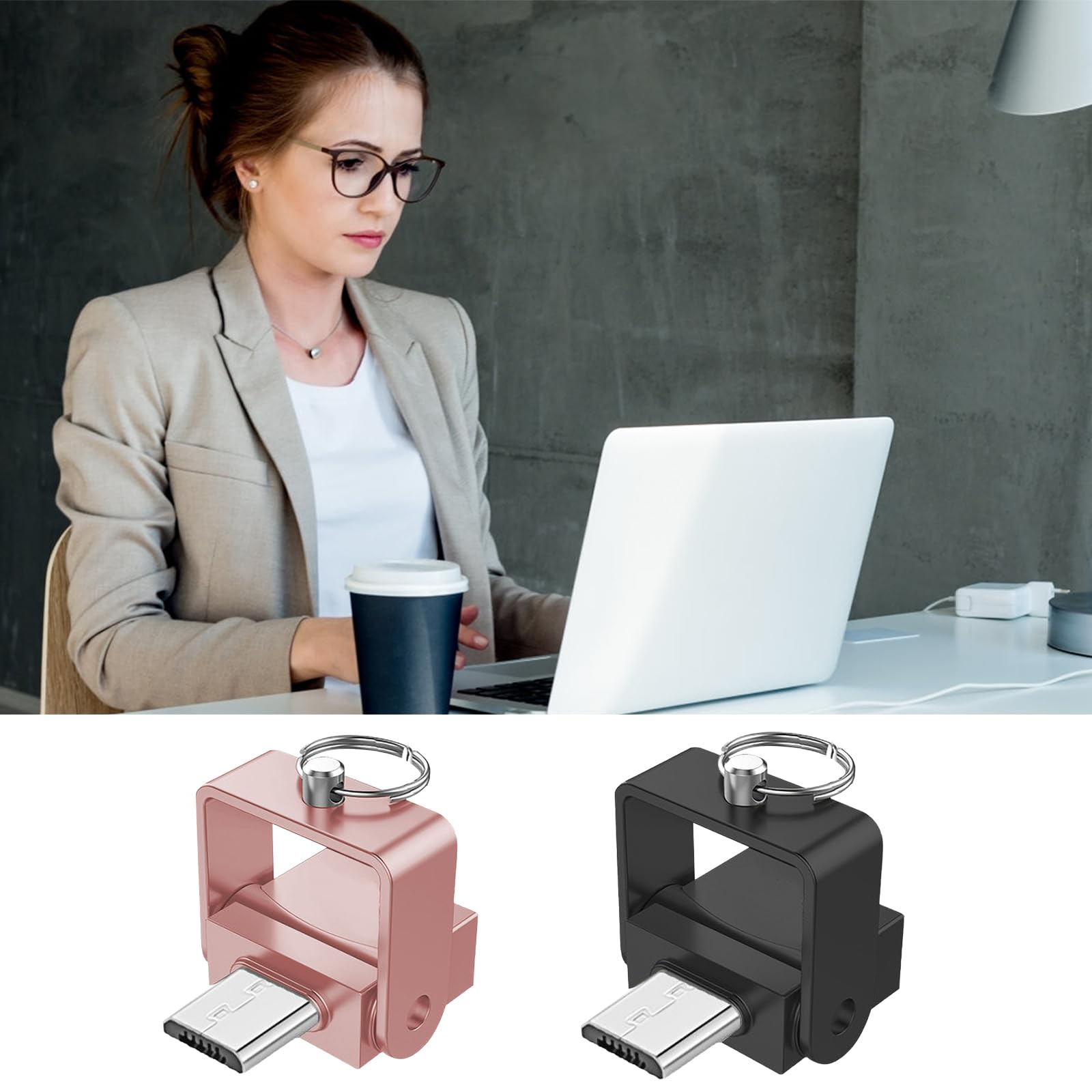 High-Speed Micro USB Card Reader Adapter - Compatible with SD, TF, MMC Memory Cards for Laptops & Smartphones | Perfect for Photographers, Travelers & Data Transfer