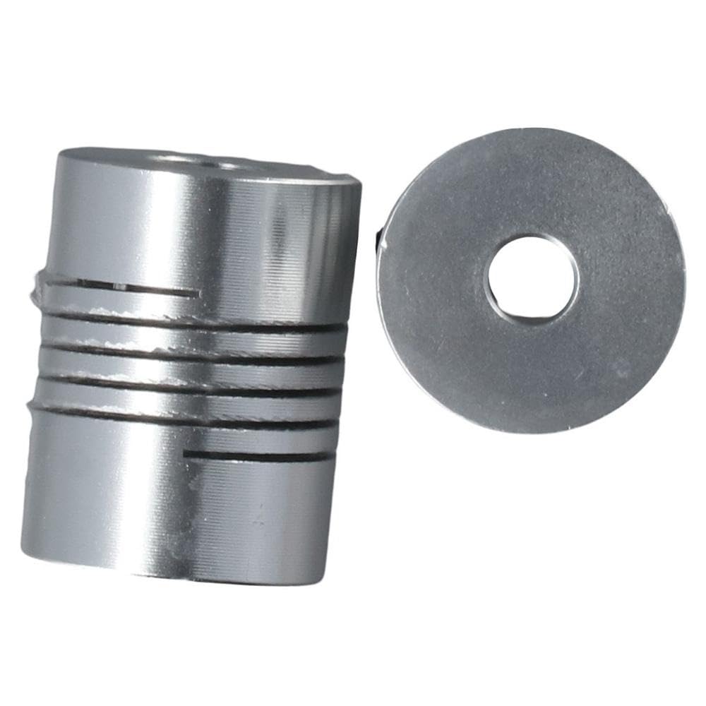 Aluminum Alloy Flexible Couplings for 3D Printers - 5pcs High Precision Joint Connectors - Perfect for CNC Machines, Robotics & DIY 3D Printing Projects