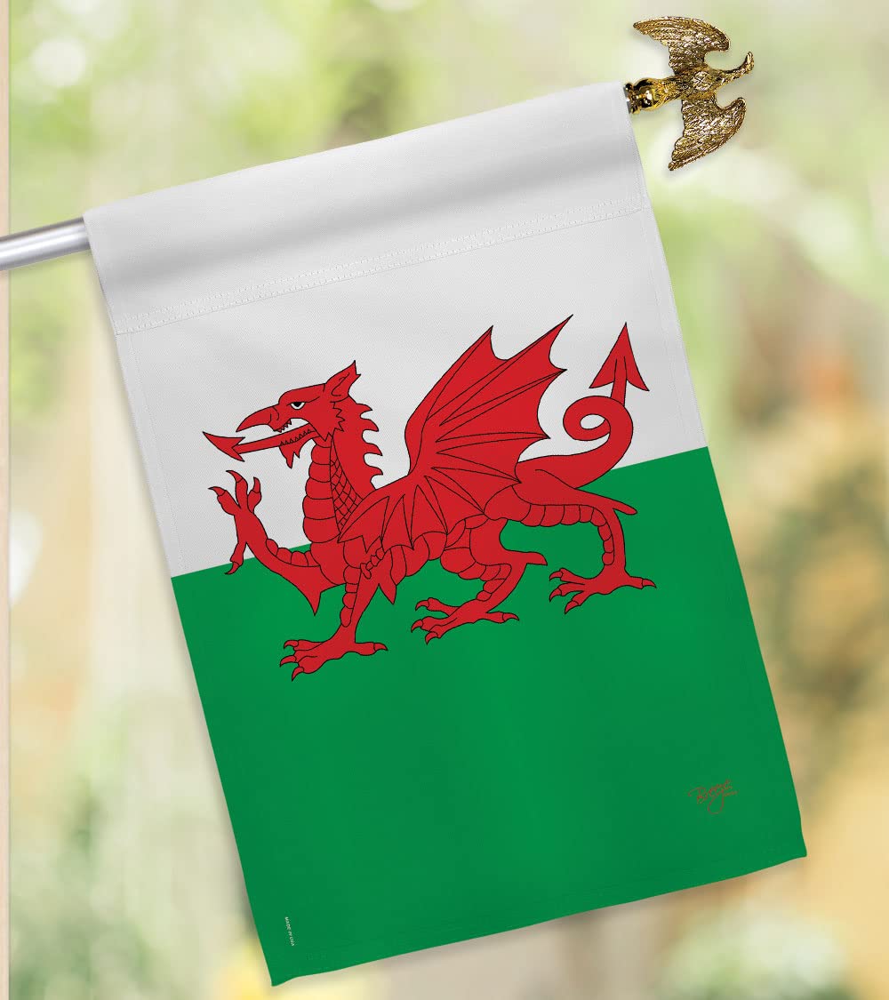 Wales Nationality Decorative Flag Set 28x40