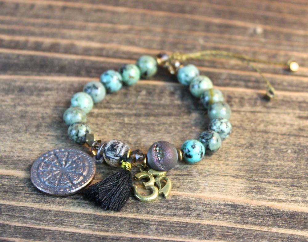 Amati Tassel Bracelet for Women - Elegant Beaded Handmade Jewelry Gift for Birthday, Anniversary & Party - Boho Chic Accessory for Casual & Formal Outfits