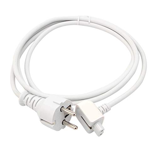 Apple MacBook Pro/Air Power Extension Cable - 1PC AC Wall Charger Adapter Cord with EU Plug - Perfect for Home, Office & Travel Use