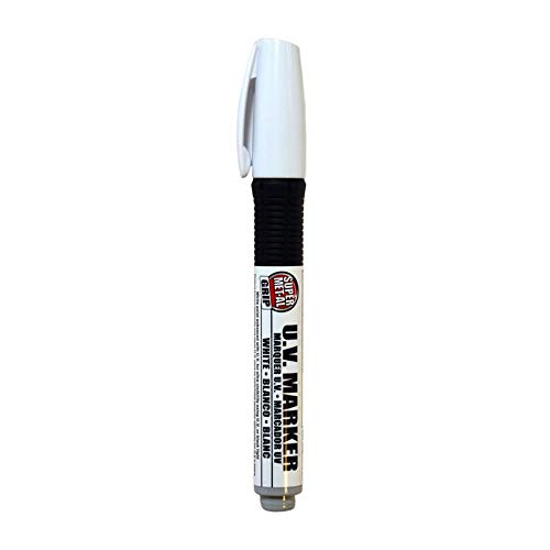 UV Water-Based Fiber Tip Marker Pen - 12 Pack White for Art, Calligraphy & DIY Projects - Perfect for Drawing, Sketching & Hand Lettering