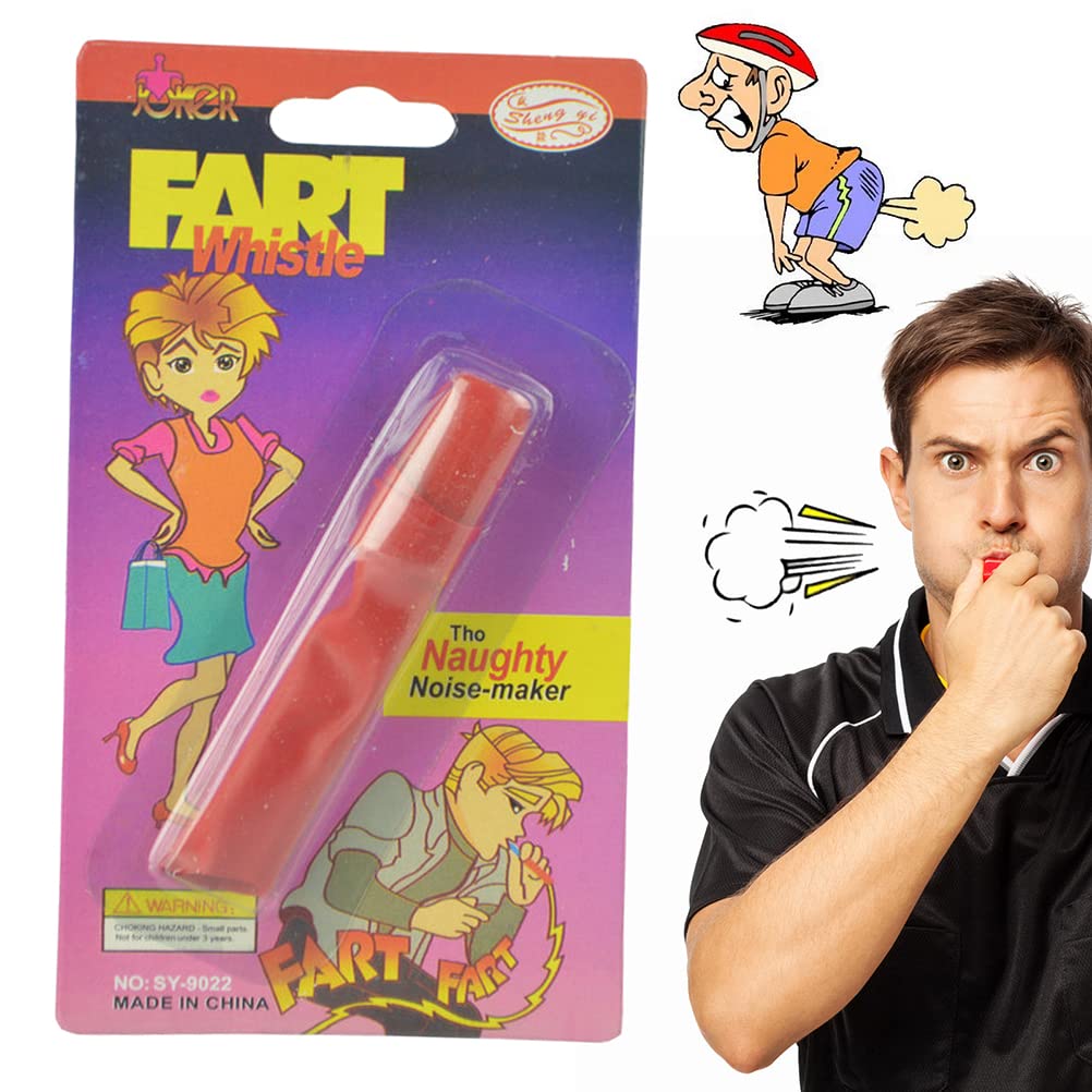 Tricky Fart Whistle - Novelty Fart Machine & Funny Prank Noise Maker for Kids & Adults - Perfect for Parties, Gag Gifts & Practical Jokes