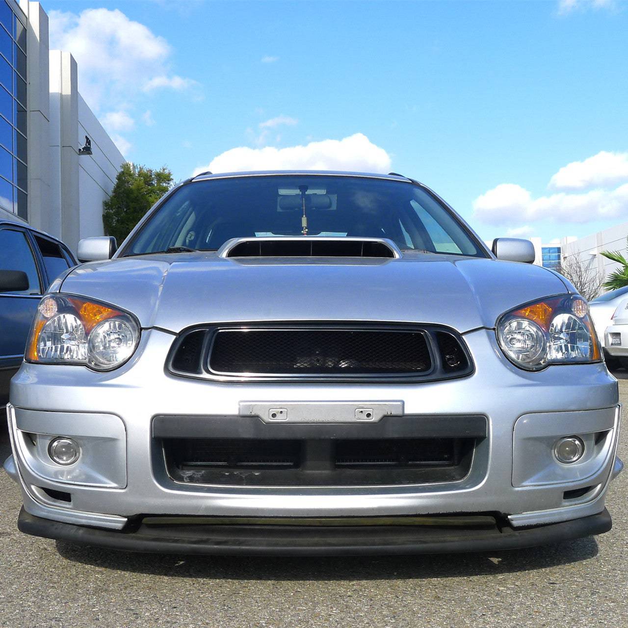 2004-2005 Subaru Impreza Front Grille - Black ABS with Aluminum Mesh Replacement for Enhanced Style & Protection | Perfect for Off-Road, Car Shows & Daily Driving