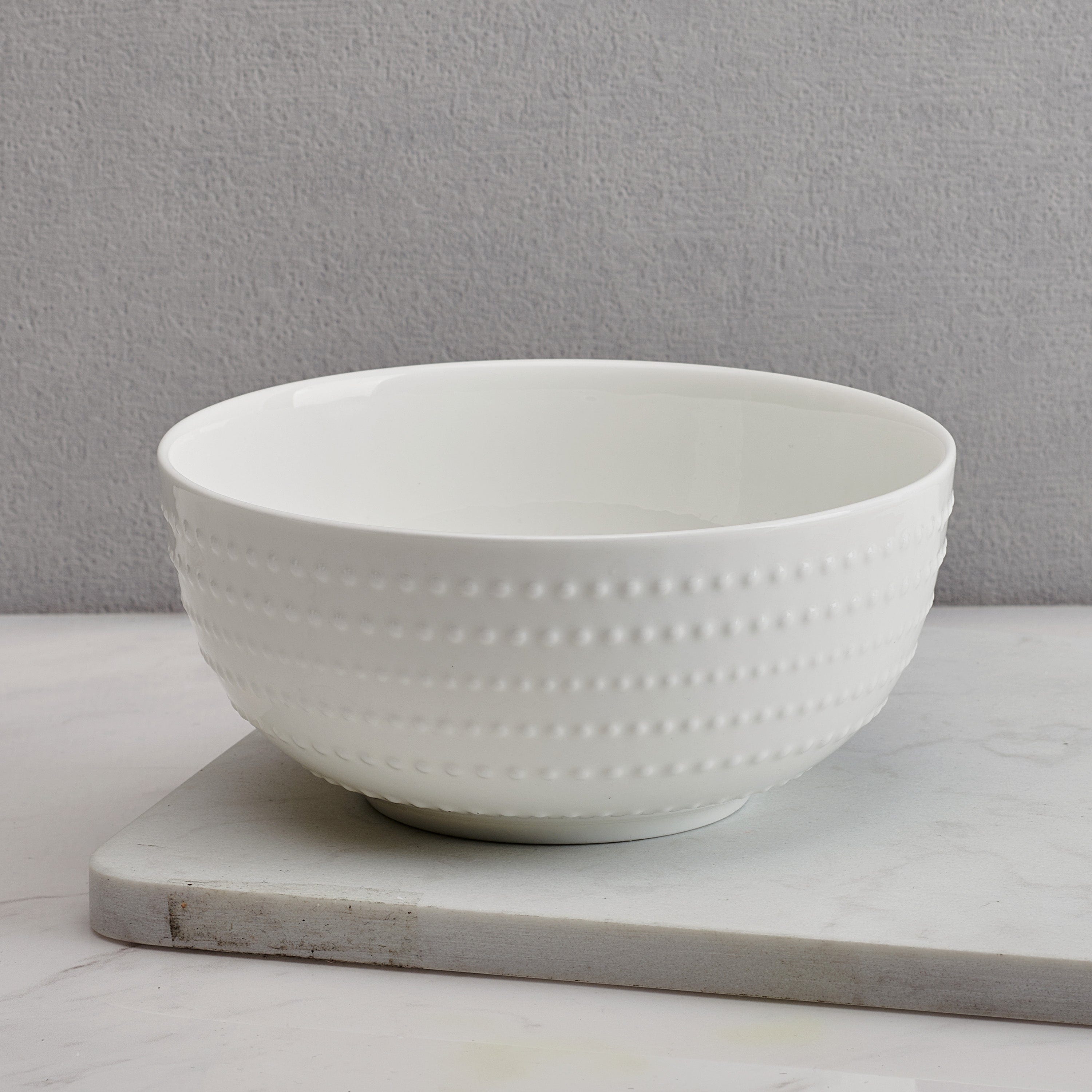 Nellie Set of 4 Soup and Cereal Bowls - 16oz Porcelain Bowls for Soup, Cereal, Salad, Ice Cream - Perfect for Breakfast, Lunch, Dinner & Entertaining