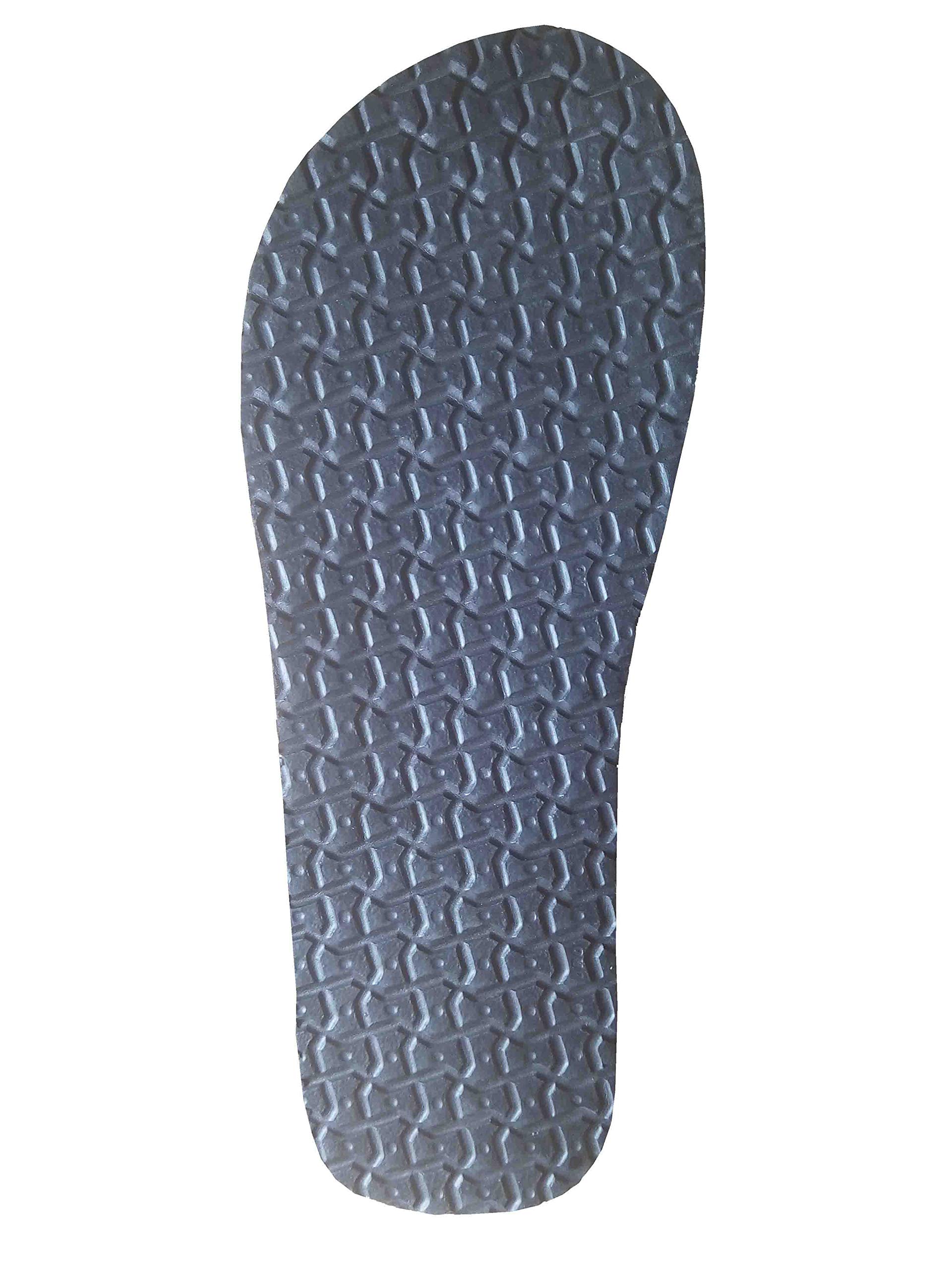 Doctor Verified Men's Foot Massage Slippers with Acupressure Dots - Orthopedic Care (Blue) | Relief for Plantar Fasciitis, Neuropathy & Foot Pain | Perfect for Home Relaxation & Post-Work Recovery