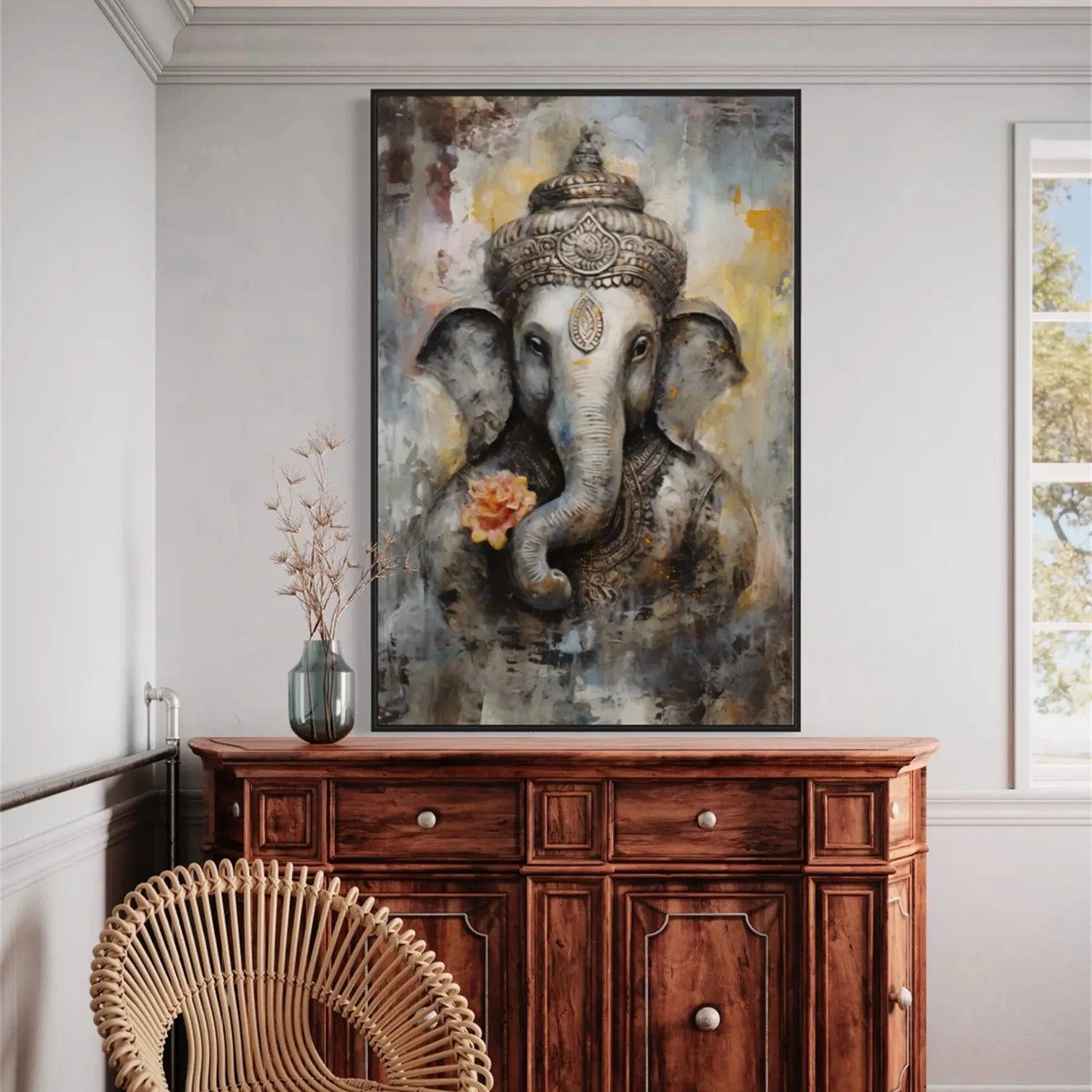 Animal Art Painting #AP060 - Handmade Canvas Wall Decor for Living Room, Bedroom & Office - Perfect Gift for Pet Lovers & Home Decor