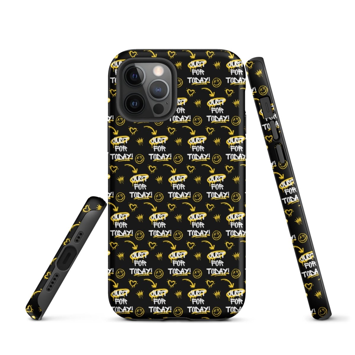 Just for Today Motivational Graffiti iPhone Tough Case – Durable & Shockproof Protective Cover for Daily Inspiration & Style